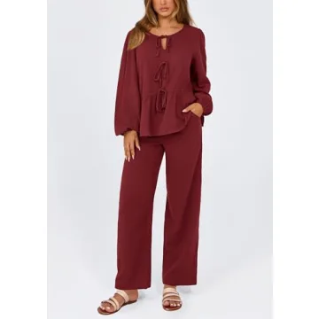 PRETTYGARDEN Women's Cozy Two Piece Loungewear Set