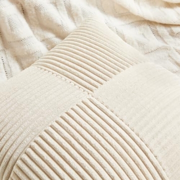 Tan Decorative Throw Pillow Covers for Living Room Couch