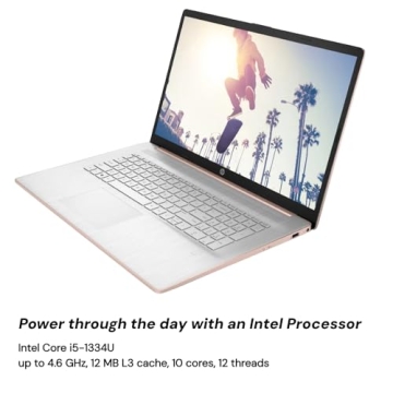 Stylish HP 17.3 Business Laptop - Intel i5, 32GB RAM & 1TB SSD for Efficient Multi-tasking