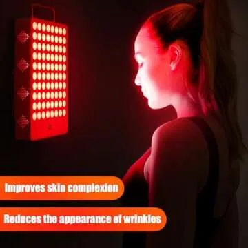 Red Light Therapy Device, Red 660nm & Near Infrared 850nm, Full-Body Light Therapy Panels with 80pcs Dual Chips LEDs (80 LEDs)
