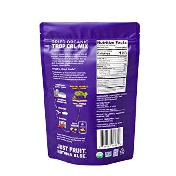 Mavuno Harvest Tropical Mix Dried Fruit Snack | Organic, Gluten Free, Healthy Snacks