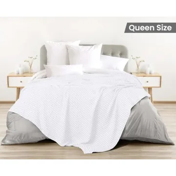 Utopia Bedding Cotton Waffle Blanket - Soft, Breathable Queen Size