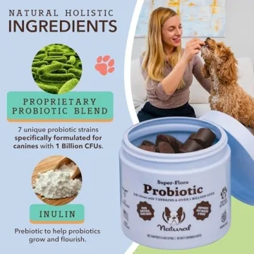 Natural Dog Probiotic Chews for Gut Health & Digestion