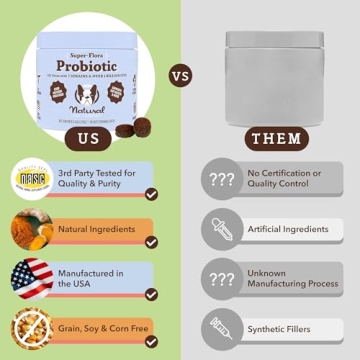 Natural Dog Probiotic Chews for Gut Health & Digestion