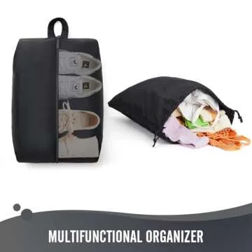 Veken 6 Set Packing Cubes for Suitcases and Carry on Luggage - Organizer Bags Set for Travel Essentials in 4 Sizes (Extra Large, Medium, Small)