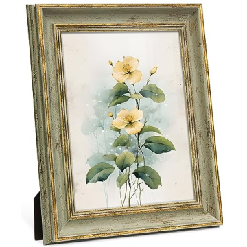 Afuly 8x10 Retro Picture Frame - Elegant Vintage Design for Home Display
