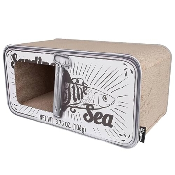 District 70 Sardine Cardboard Cat Scratcher - Eco-Friendly Lounger