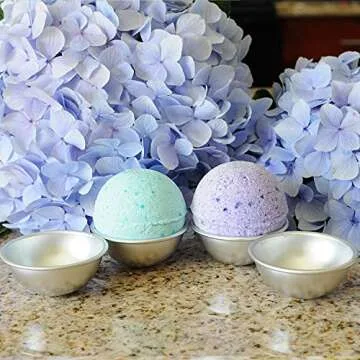 Premium Metal Bath Bomb Mold Set - Make Luxurious Fizzies