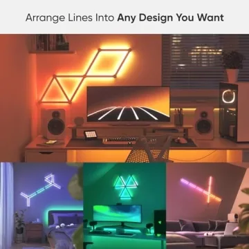Nanoleaf Lines Smart RGBW LED Wall Lights Starter Kit