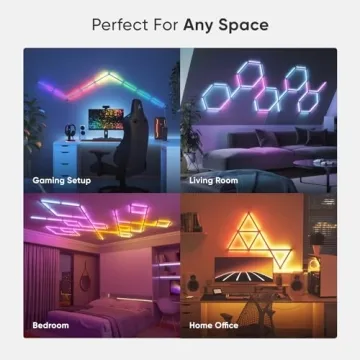 Nanoleaf Lines Smart RGBW LED Wall Lights Starter Kit