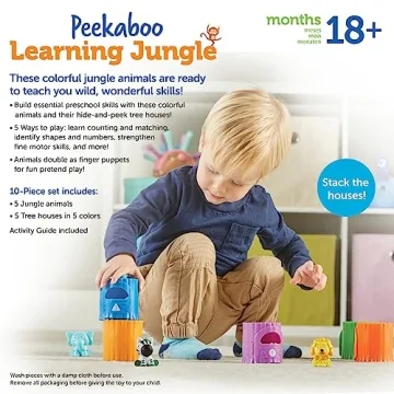 Learning Resources Peekaboo Jungle Educational Learning Toy