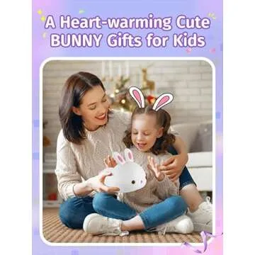 Mubarek Bunny Night Light - 16 Colors & Rechargeable