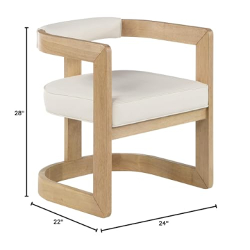 Meridian Manchester Modern Dining Chair with Chrome Accents