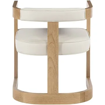 Meridian Manchester Modern Dining Chair with Chrome Accents