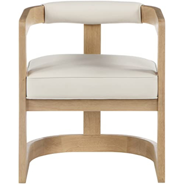 Meridian Manchester Modern Dining Chair with Chrome Accents