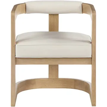 Meridian Manchester Modern Dining Chair with Chrome Accents