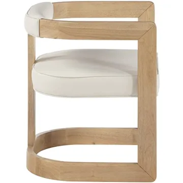 Meridian Manchester Modern Dining Chair with Chrome Accents