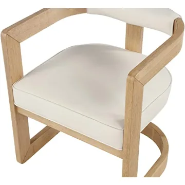 Meridian Manchester Modern Dining Chair with Chrome Accents