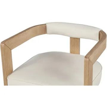 Meridian Manchester Modern Dining Chair with Chrome Accents