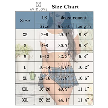 Stylish Avidlove Mini Plaid Skirt for Playful Women