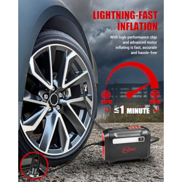 ROCGORLD R8 Tire Inflator for Efficient Tire Maintenance