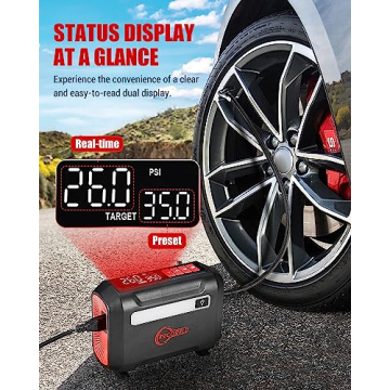ROCGORLD R8 Tire Inflator for Efficient Tire Maintenance