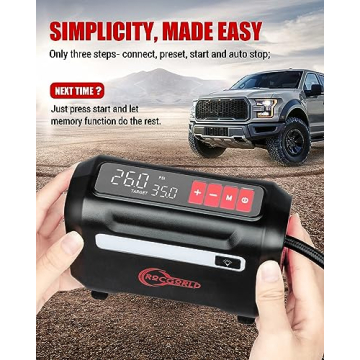ROCGORLD R8 Tire Inflator for Efficient Tire Maintenance