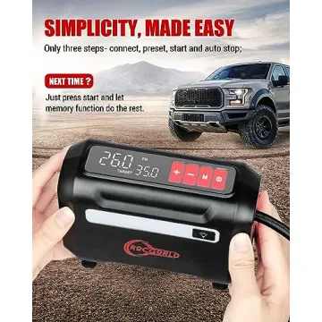 ROCGORLD R8 Tire Inflator for Efficient Tire Maintenance