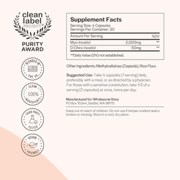 Myo & D-Chiro Inositol 40:1 Hormonal Balance Supplement