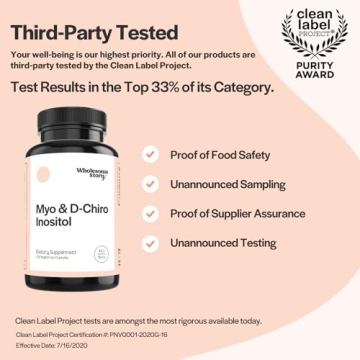 Myo & D-Chiro Inositol 40:1 Hormonal Balance Supplement