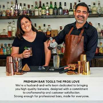 A Bar Above Professional Quality Citrus Peeler, Fruit Peeler, for Oranges and Lemons, Premium Stainless Steel Bar Tool, Garnish Citrus Zester, Professional Grade Bar Tools, Orange Peel, for Cocktails