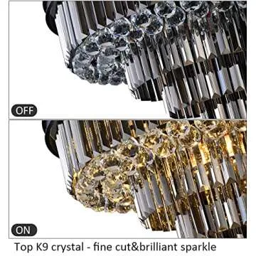 Derksic 12-Light Crystal Chandelier for Luxury Spaces