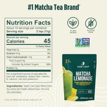 Jade Leaf Matcha Lemonade Mix for Refreshing Drinks