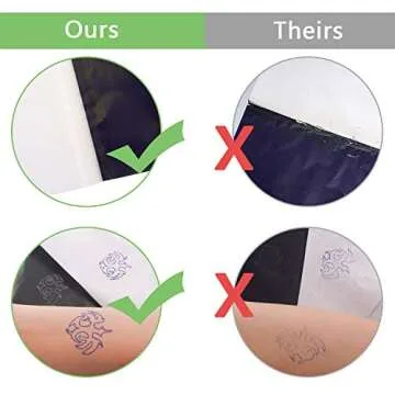 Tattoo Transfer Paper, 35 Sheets Tattoo Stencil Transfer Paper for Tattooing