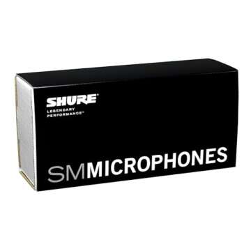 Shure SM48S-LC Cardioid Dynamic Vocal Microphone with Lockable Switch, Pop Filter, and Case