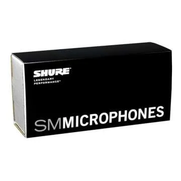 Shure SM48S-LC Cardioid Dynamic Vocal Microphone with Lockable Switch, Pop Filter, and Case
