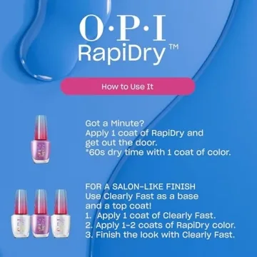 OPI RapiDry Skip a Beet Dark Red Quick Dry Nail Polish