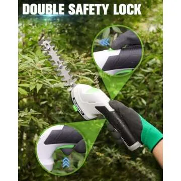 ALDIPRO 2-in-1 Cordless Hedge Trimmer for Easy Pruning