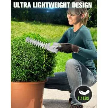 ALDIPRO 2-in-1 Cordless Hedge Trimmer for Easy Pruning