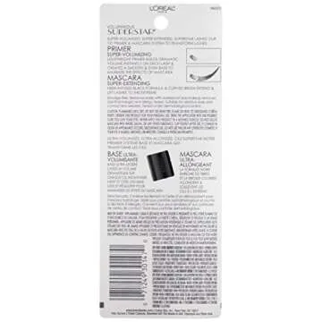 L’Oréal Paris Cosmetics Voluminous Superstar Mascara, Waterproof, Blackest Black, 0.41 Fl. Oz, 1 Count