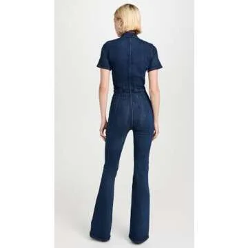 Free People Women's Jayde Flare Jumpsuit, Night Sky