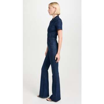 Free People Women's Jayde Flare Jumpsuit, Night Sky