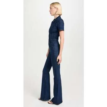 Free People Women's Jayde Flare Jumpsuit, Night Sky
