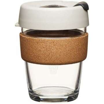 KeepCup Reusable Glass Coffee Cup | 12oz