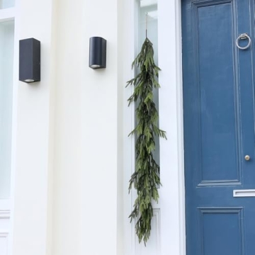 Real Touch Norfolk Pine Garland for Christmas Decor