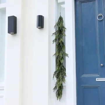 Real Touch Norfolk Pine Garland for Christmas Decor