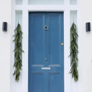 Real Touch Norfolk Pine Garland for Christmas Decor