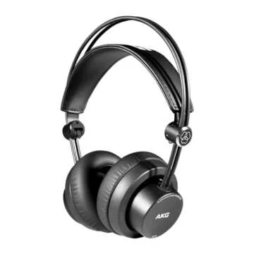 AKG Pro Audio K175 Lightweight Closed-Back Studio Headphones With Unmatched Comfort