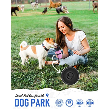 lesotc Dog Water Bottle Ideal for Outdoor Hydration