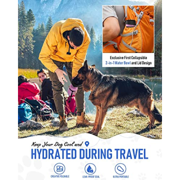 lesotc Dog Water Bottle Ideal for Outdoor Hydration